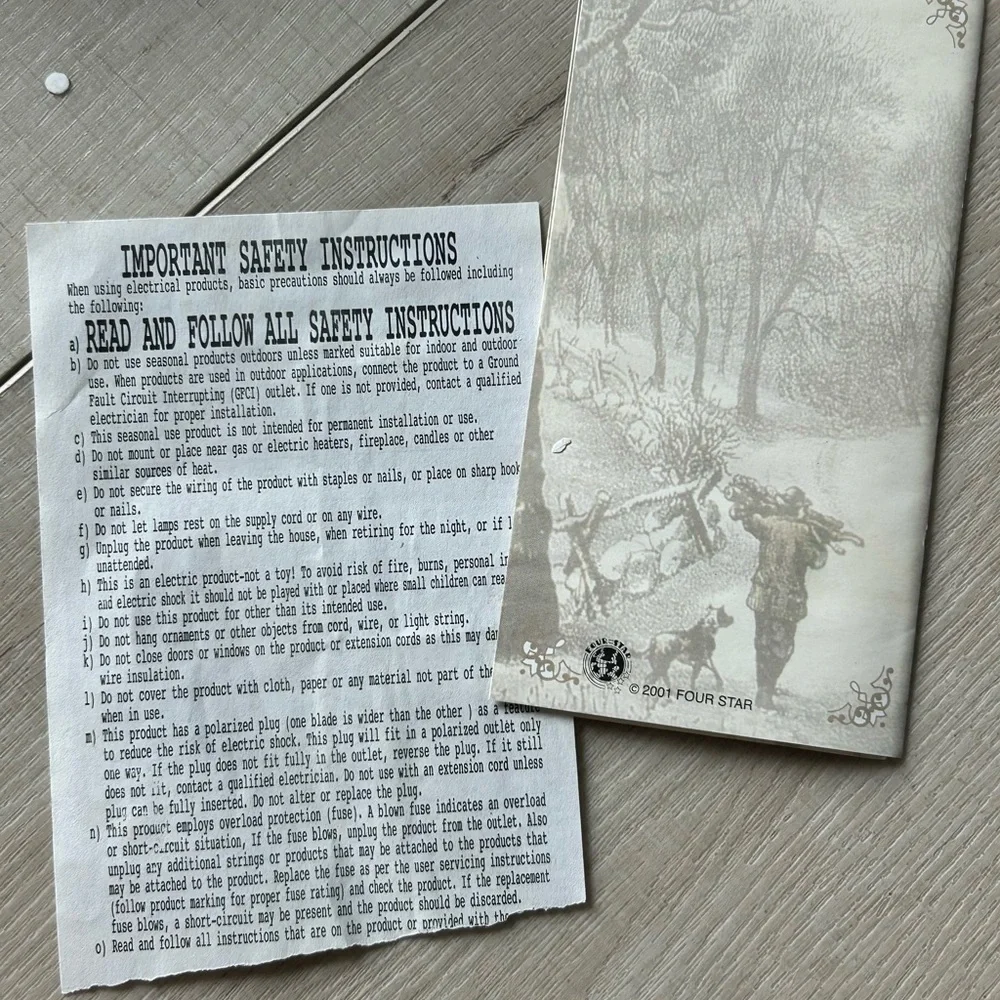 unused vintage Jo Ann’s Christmas village house - Picture 8 of 9